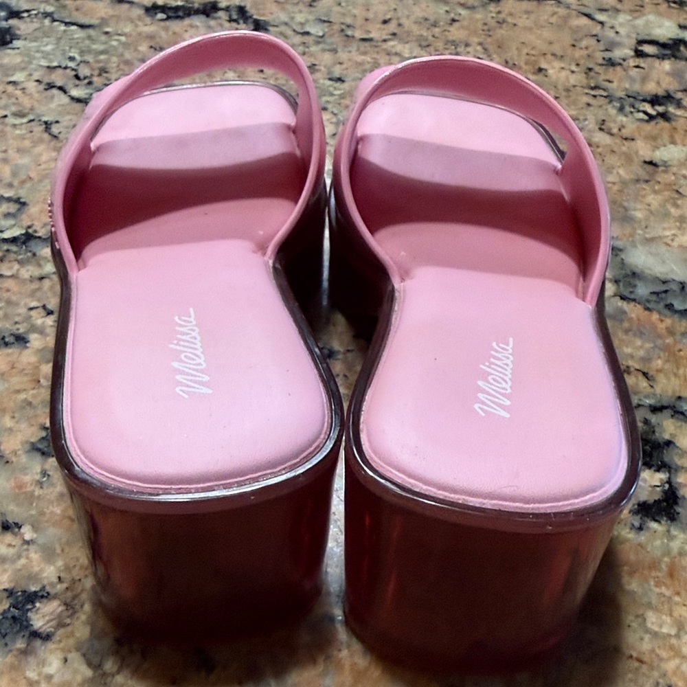 MELISSA
Shape Pink Block Heel Mules size 5 - Picture 12 of 12